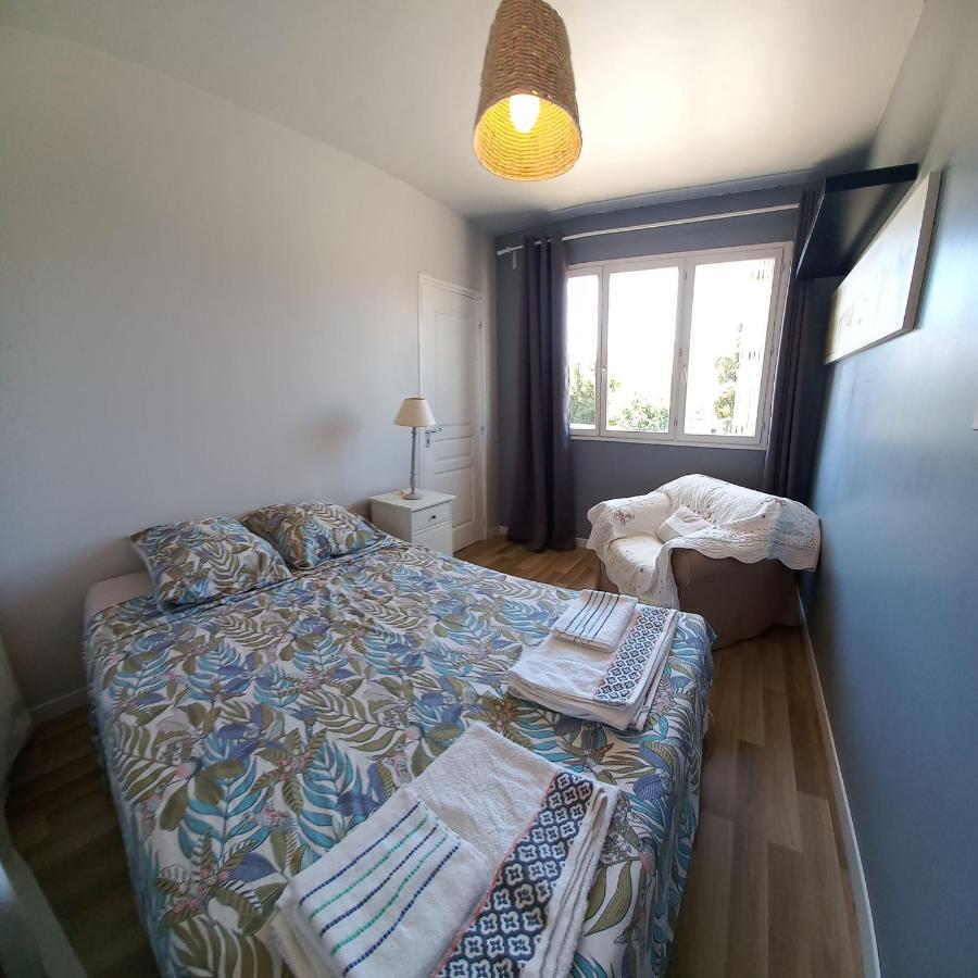 "L'Hippocampe", Climatise, 60 M2 , 2 Chambres, Tres Calme, Plage Des Sablettes Et Commerces A 3 Minutes A Pied, Wifi, Parking Gratuit, Lit King Size La Seyne-sur-Mer Dış mekan fotoğraf